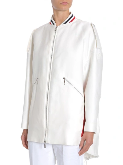 Shop Moncler Piene B Jacket In Bianco