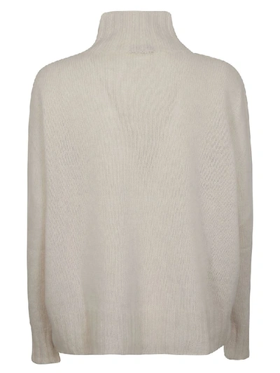 Shop Aragona H-neck Sweater In Ice