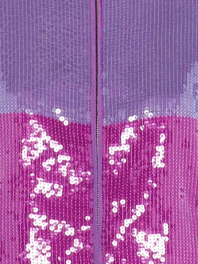 Shop Alberta Ferretti Raimbow Week Jacket In Purple