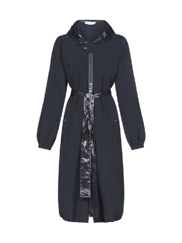 Givenchy Logo Raincoat In Black | ModeSens