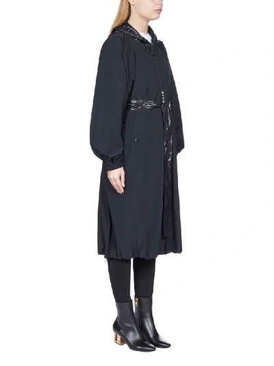 Shop Givenchy Logo Raincoat In Black
