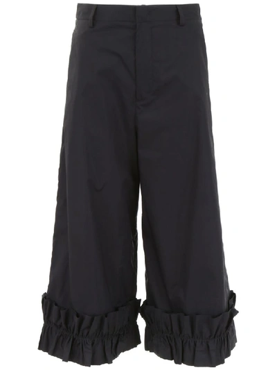 Shop Moncler Genius 6 Culottes In Nero (black)