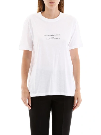 Shop Stella Mccartney Lucky Numbers T-shirt In Pure White (white)