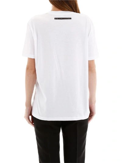 Shop Stella Mccartney Lucky Numbers T-shirt In Pure White (white)