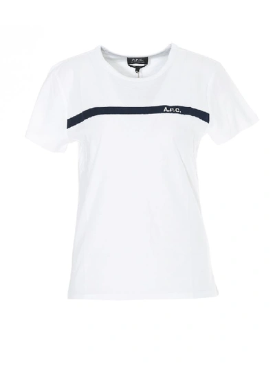 Shop Apc A.p.c. Yukata T-shirt In White
