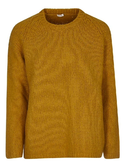 Shop A Punto B Knitted Sweater In Honey