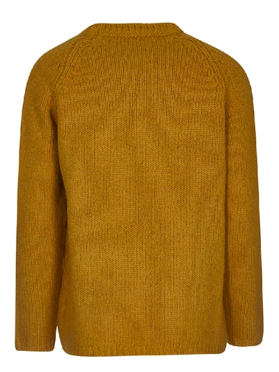 Shop A Punto B Knitted Sweater In Honey