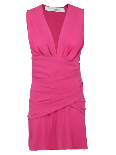 Shop Iro Venue Sleeveless Dress In Fuchsia