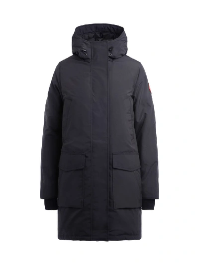 Shop Canada Goose Parka  Canmore Blue With Adjustable Hood