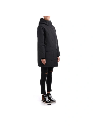 Shop Canada Goose Parka  Canmore Blue With Adjustable Hood