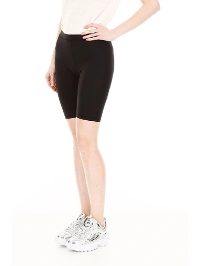 Shop Nanushka Biker Shorts In Black (black)