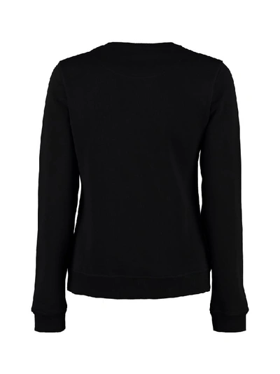 Shop Kenzo Cotton Crew-neck Sweatshirt In Noir