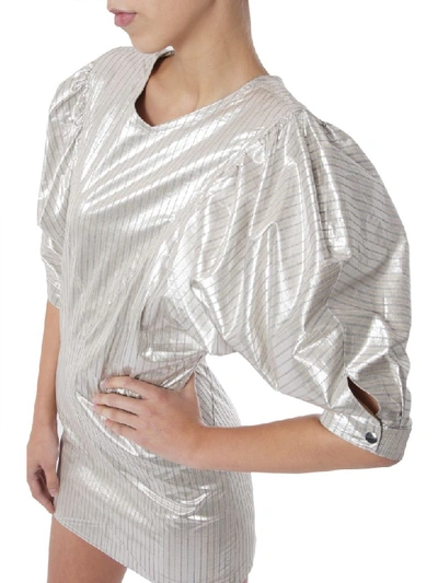Shop Isabel Marant Radela Dress In Argento