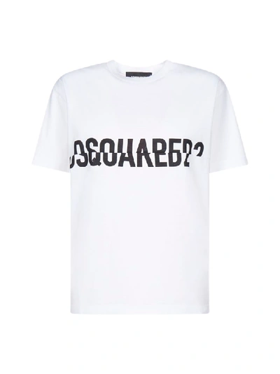 Shop Dsquared2 Short Sleeve T-shirt In White