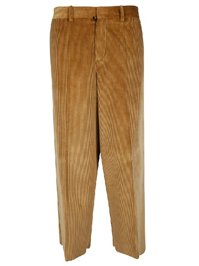 Shop Dsquared2 Stitched Trousers In Brown