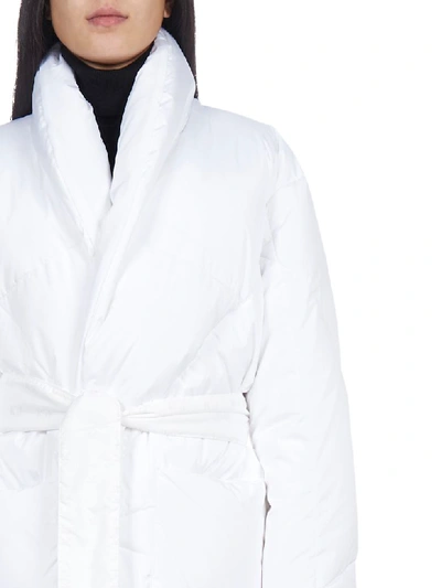 Shop Khrisjoy Down Jacket In White