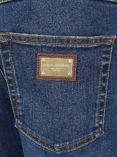 Shop Dolce & Gabbana Boyfriend Jeans In Multi