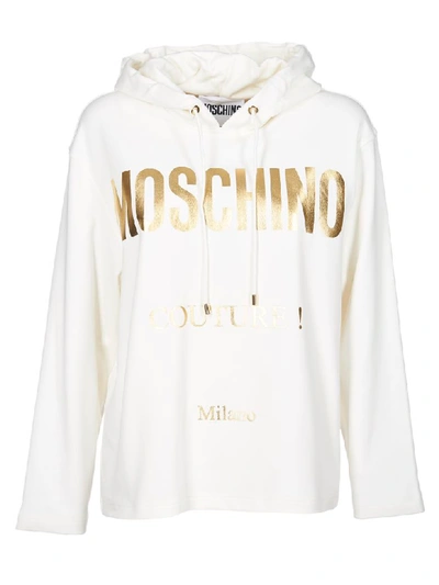 Shop Moschino Sweatershirt Over In White
