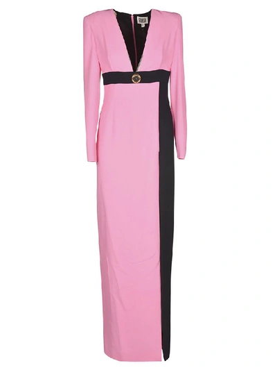 Shop Fausto Puglisi Long V-neck Dress