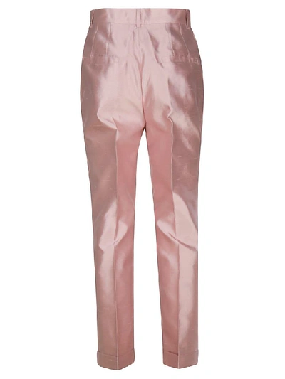 Shop Dolce & Gabbana Classic Trousers In Pink