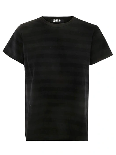Shop Labo.art Labo. Art Striped T-shirt In Black
