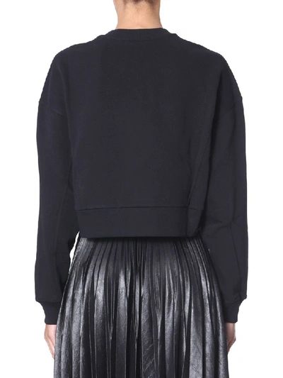 Shop Givenchy Cropped Sweatshirt In Nero