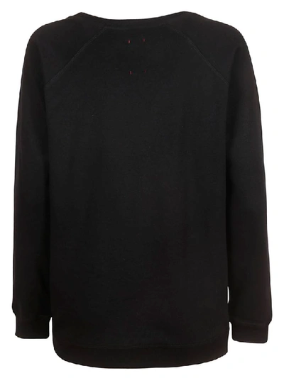 Shop Antonio Marras Floral Sweatshirt In Black/multicolor