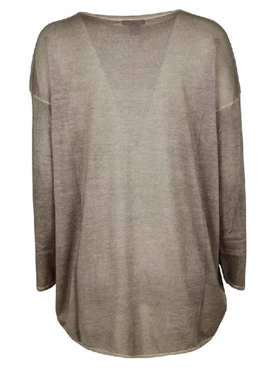 Shop Avant Toi Classic Cashmere Sweater In Taupe