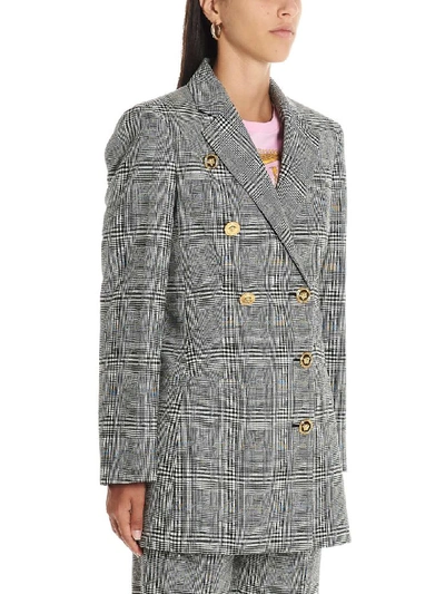 Shop Versace Jacket In Grey