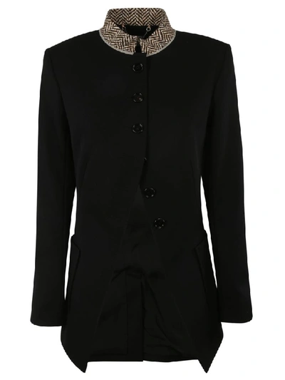 Shop Chloé Single Breasted Jacket In Black