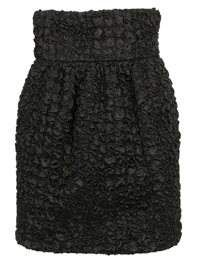 Shop Saint Laurent Mini Skirt In Noir