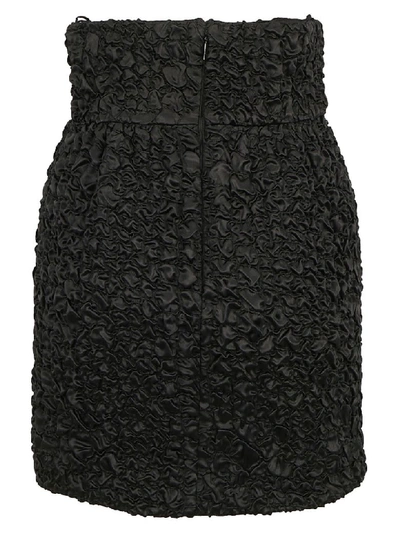 Shop Saint Laurent Mini Skirt In Noir