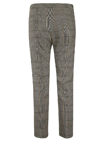 Shop Chloé Cropped Trousers In Multicolor