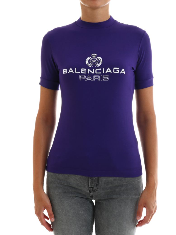 purple balenciaga t shirt