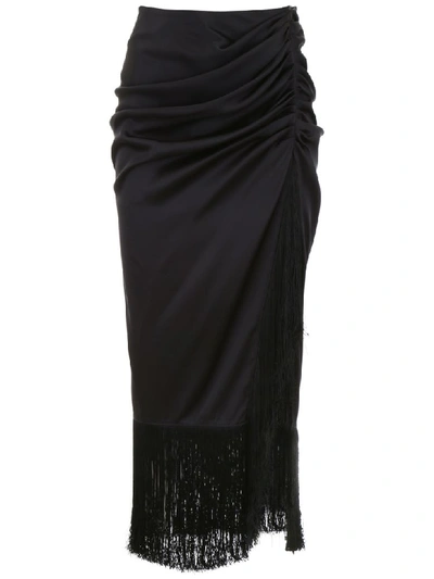 Shop Magda Butrym Alba Skirt In Black (black)