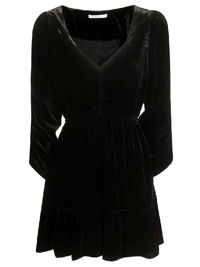 Shop Mes Demoiselles V-neck Dress In Black