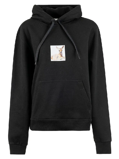 Shop Burberry Junnes Hoodie In Black