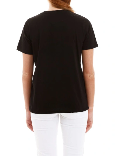 Shop Michael Michael Kors Logo T-shirt In Black (black)