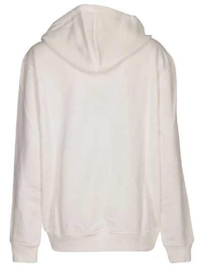 Shop Moschino Fleece In White