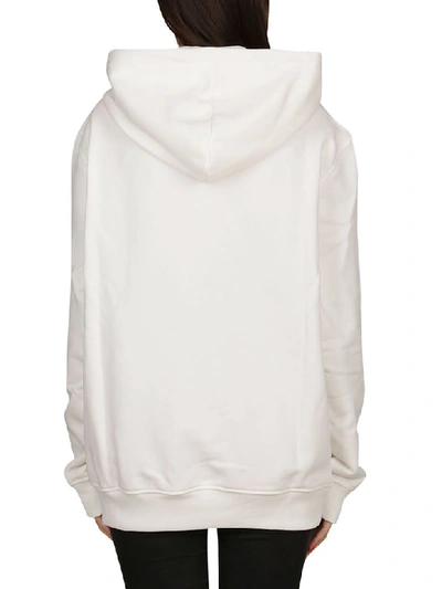 Shop Moschino Fleece In White