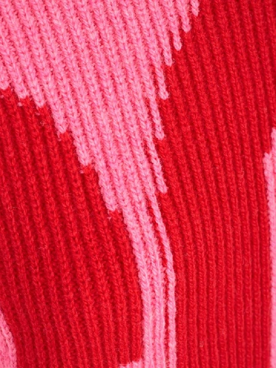 Colville Logo-intarsia Wool Sweater In Pink Red