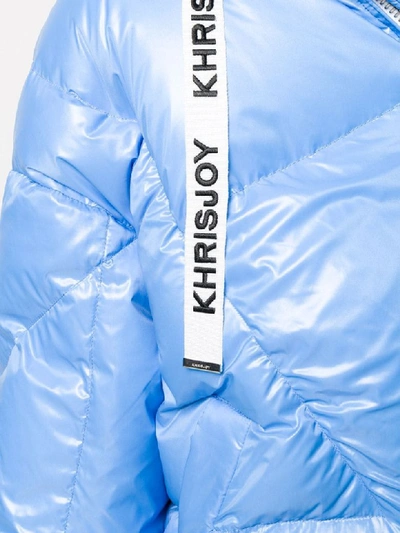 Shop Khrisjoy Puffer Jacket In Light Blue