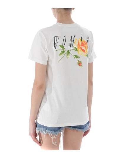 Shop Off-white Short Sleeve T-shirt In Bianco Latte