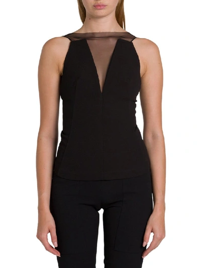 Shop Rick Owens Larry Prong Top In Nero