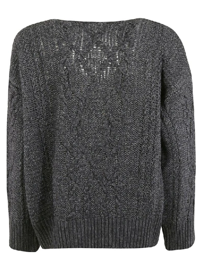 Shop Ermanno Scervino V-neck Sweater In Grey
