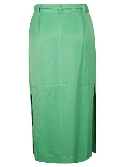 Shop See By Chloé Belted Skirt In Green