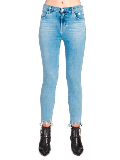 Shop J Brand Alana Jeans In Light Blue