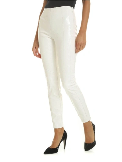 Shop Pinko Trousers In White