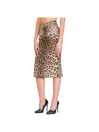Shop Dolce & Gabbana Adidas X Parley Maxi Skirt In Marrone