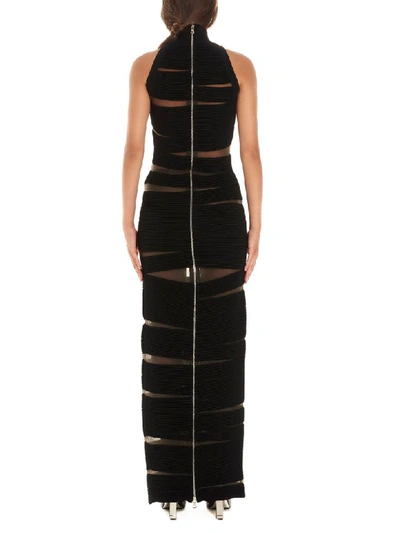 Shop Balmain Dress In Black